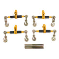 12,000lbs Ratchet Load with Detachable Handle, Anti Slip, Proof, 360° Rotation for Transportation, (3/8-1/2)