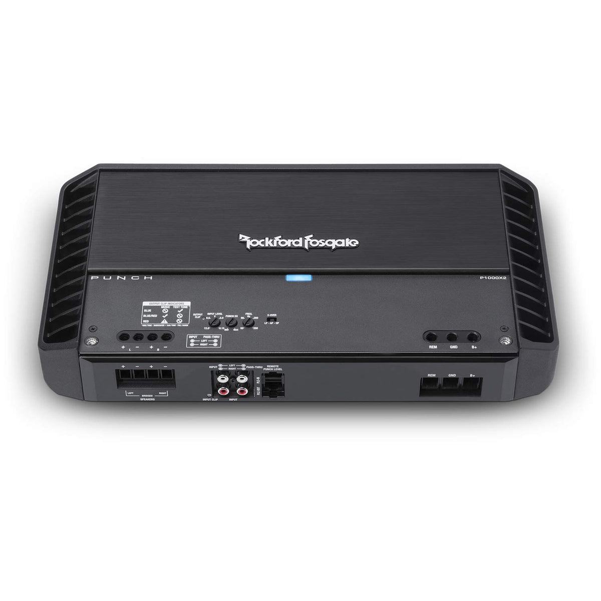 Rockford Fosgate Punch P1000X2 1000-Watt 2-Channel Amplifier