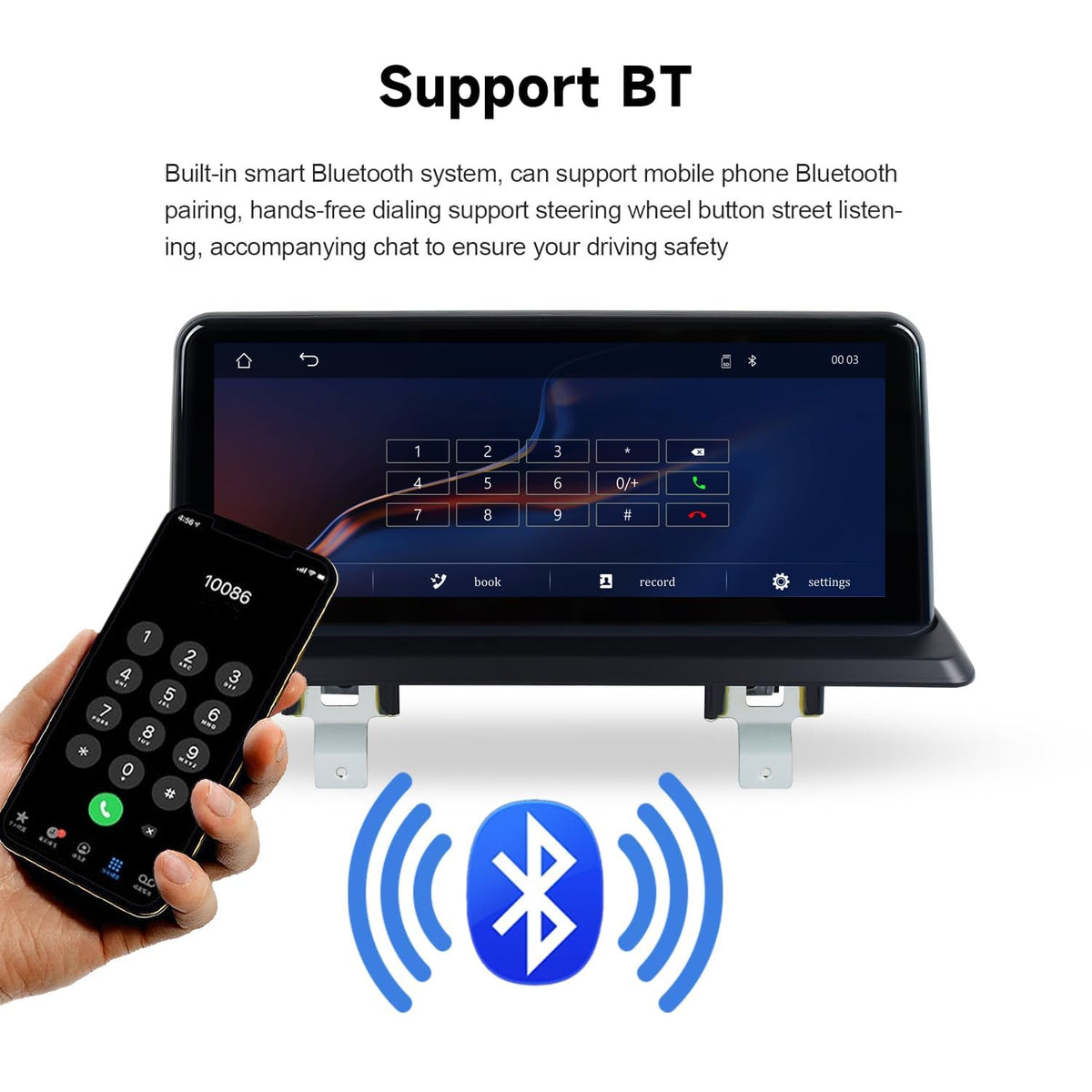 Android Auto 10.25-inch Touch Screen CIC Linux System Navigation