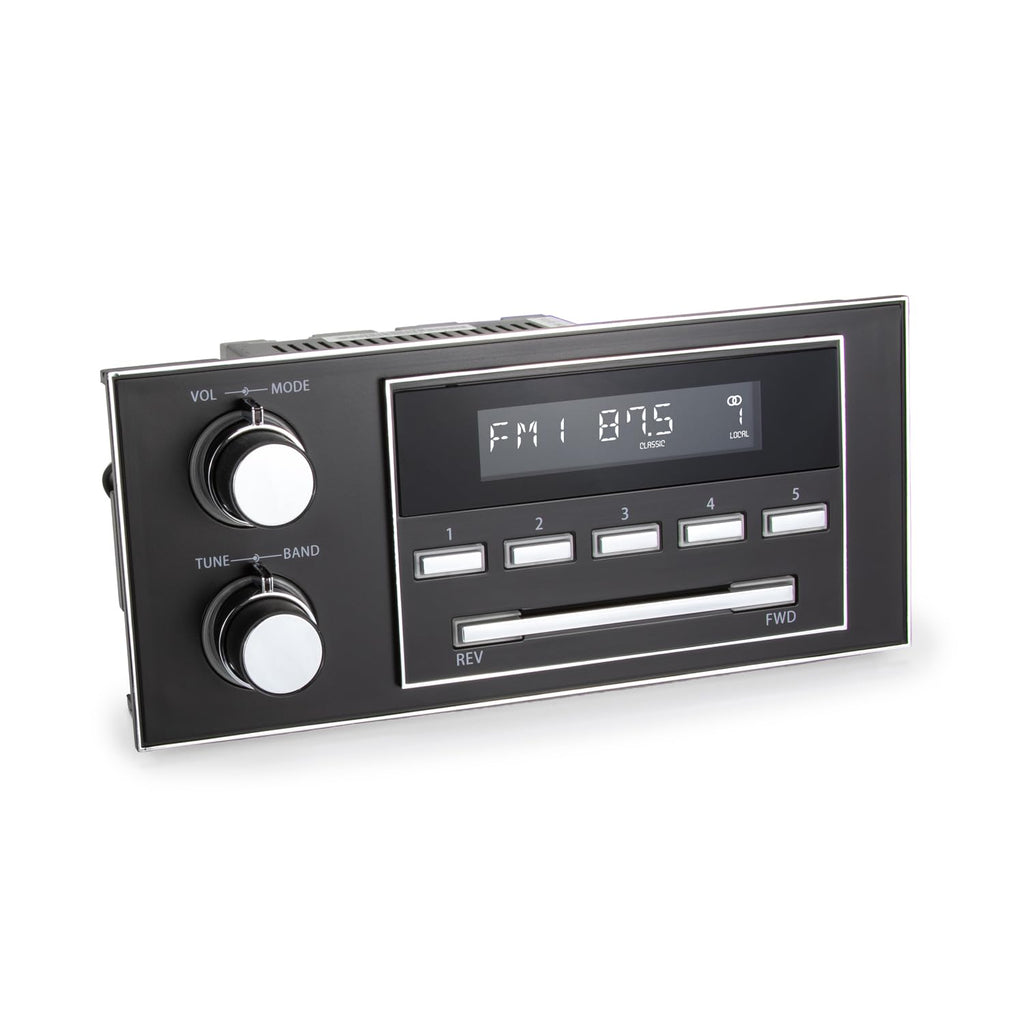 New York 1.5 DIN Direct-fit Radio Stereo Various 1995-02 Chevrolet & GMC SUV, Pickup Truck, Fullsize Van; 1999-02 Cadillac Escalade Bluetooth Hands-Free USB MP3 WMA FLAC AM/FM RCA