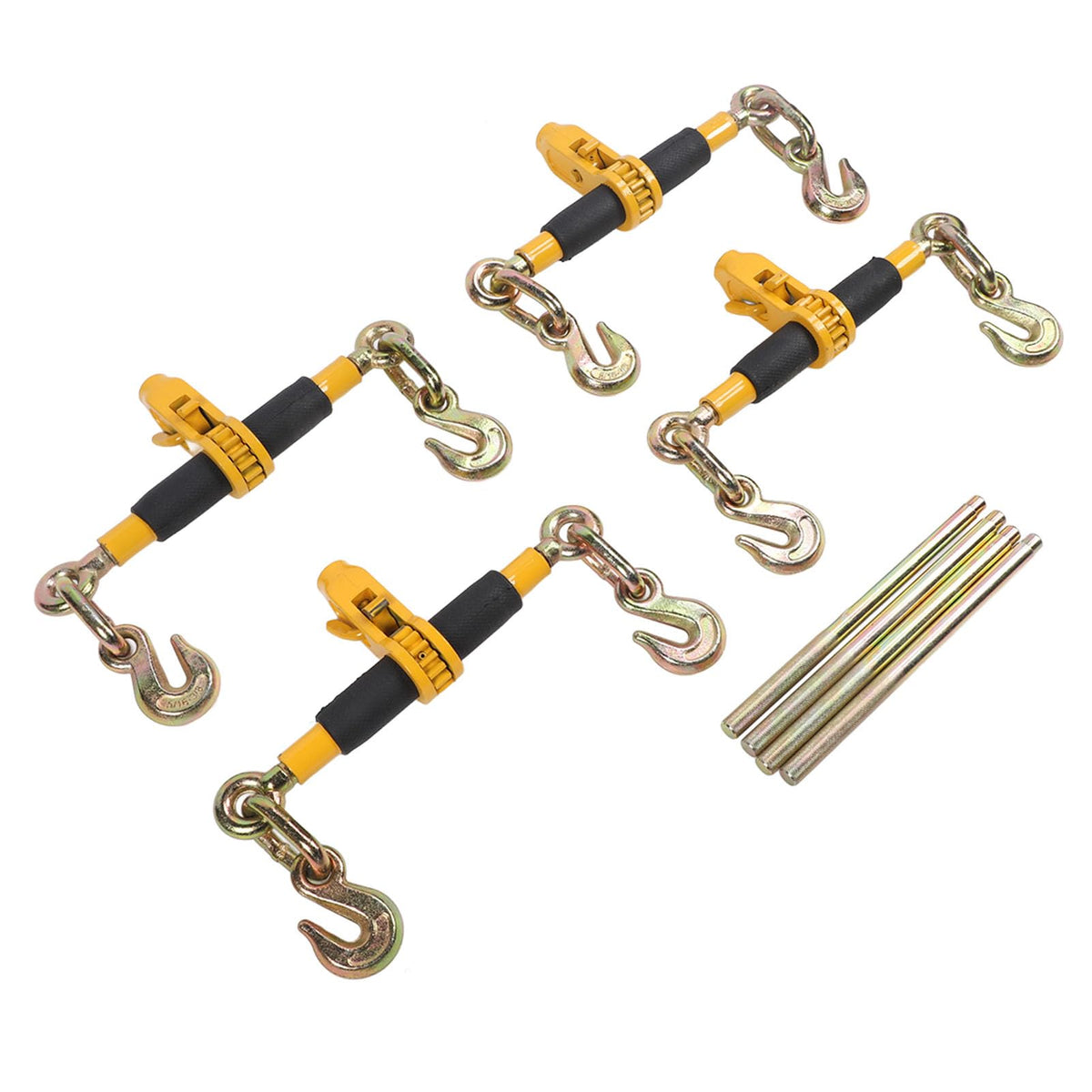 12,000lbs Ratchet Load with Detachable Handle, Anti Slip, Proof, 360° Rotation for Transportation, (3/8-1/2)
