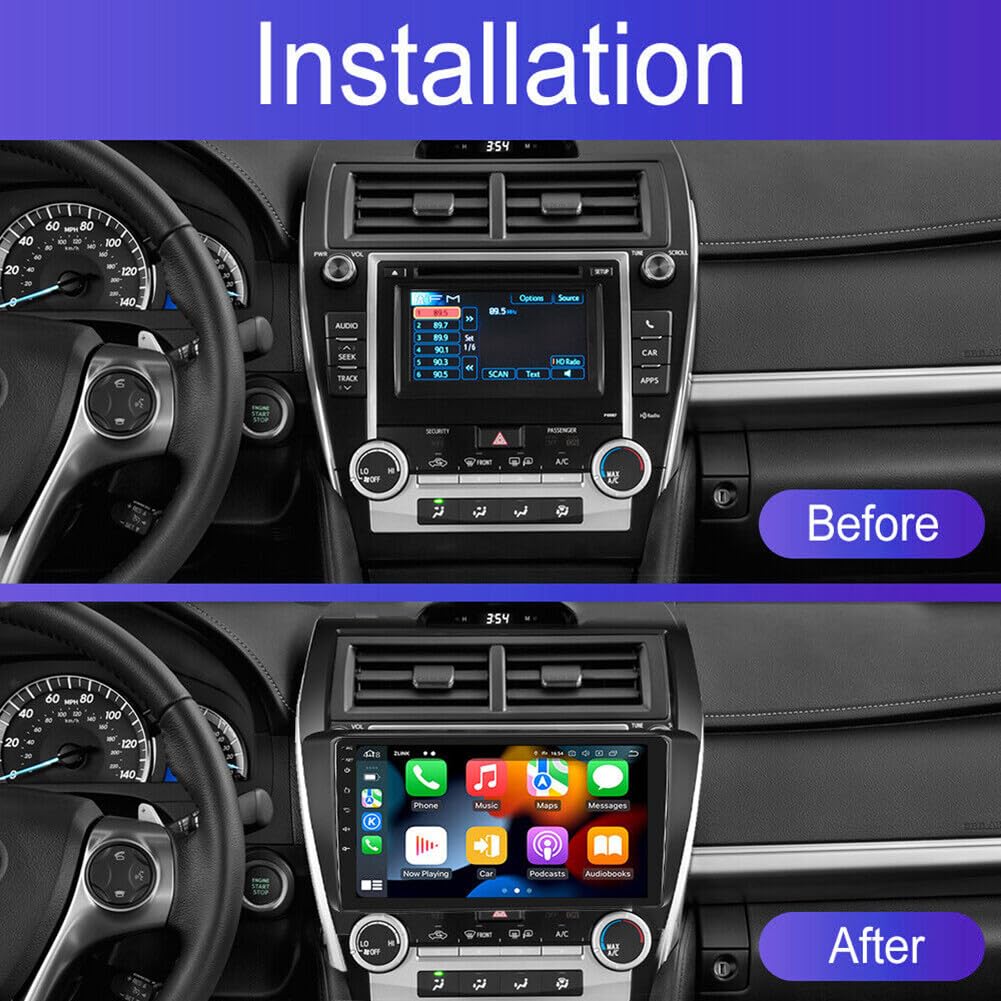 Android 13 Car Stereo Compatible for Toyota Camry 2012 2013 2014