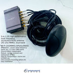 CompuPort 5-in-1 Professional MIMO LTE+GPS+Wi-Fi Screw Mount Combination Vehicle Antenna Compatible with Sierra Wireless, Microhard, Cradlepoint, Digi, Peplink and Other Cellular Modems