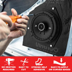 KICKER 51KSC69304 6"x9" KS 3-Way Speakers with Vixen Go Sound Deadener for Cars 80 mil, Butyl Rubber Deadening Material (2 Sheets, 1.3 sq ft Total)