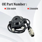 336-6684 Backup Camera Compatible with Caterpillar CAT 232D 242D 262D 289D 299D 257D Excavators, Loaders, Trucks, and Dozers 3366684