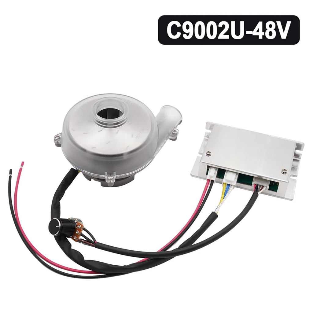 C90 Series DC 12V/24V/48V Micro Brushless Blower Low Noise Negative Pressure Vortex High Pressure High Speed Centrifugal Blower(C9002U-48V)