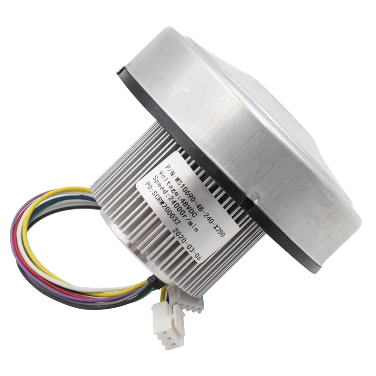 10690 DC 24V/48V High Power DC Brushless Centrifugal Blower for Dust Removal of Vehicle Vacuum Cleaner Spray Equipment.(24V Blower and Drive)