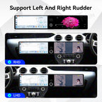 12.3 inch Dual Screen for Ford Mustang Radio Upgrade 2015-2023,Android Stereo Replacement,Touch Screen,Qualccomm 8core CPU,Carplay and Android Auto,Keep SWC and Factory Camera (8+128GB)