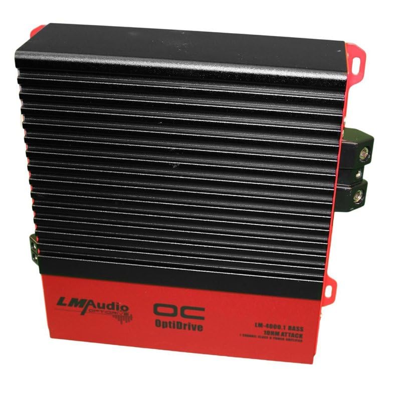 Luna Morena LM-4000.1BASSATT Bass Car Audio Amplifier 4000 Watt 1 Channel Subwoofer Amp 1 Ohm with Dial Adjust Bass Boost Subsonic Filter