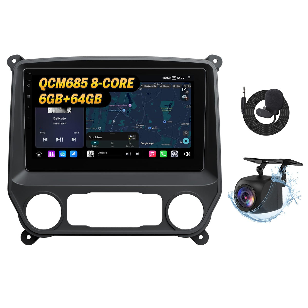Eonon 6+64GB GMSX6S2 Car Stereo for Chevy Silverado GMC 2014-2018