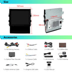 XTRONS 8.4" Android 14 Car Stereo for Porsche Macan 2014-2016, 4+128GB