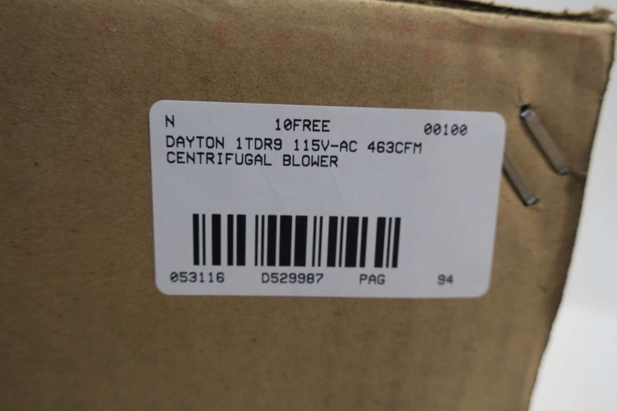 NEW DAYTON 1TDR9 115V-AC 463CFM Blower D529987