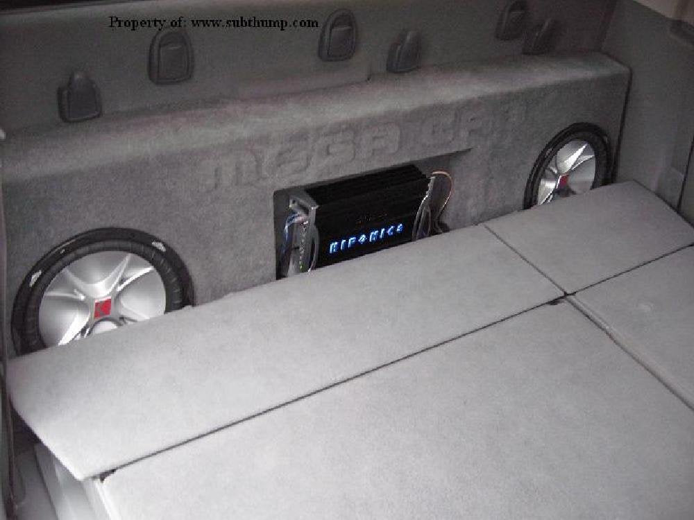 2012-2018 Ram Mega Cab Dual 12 Sub Box with Amp Space