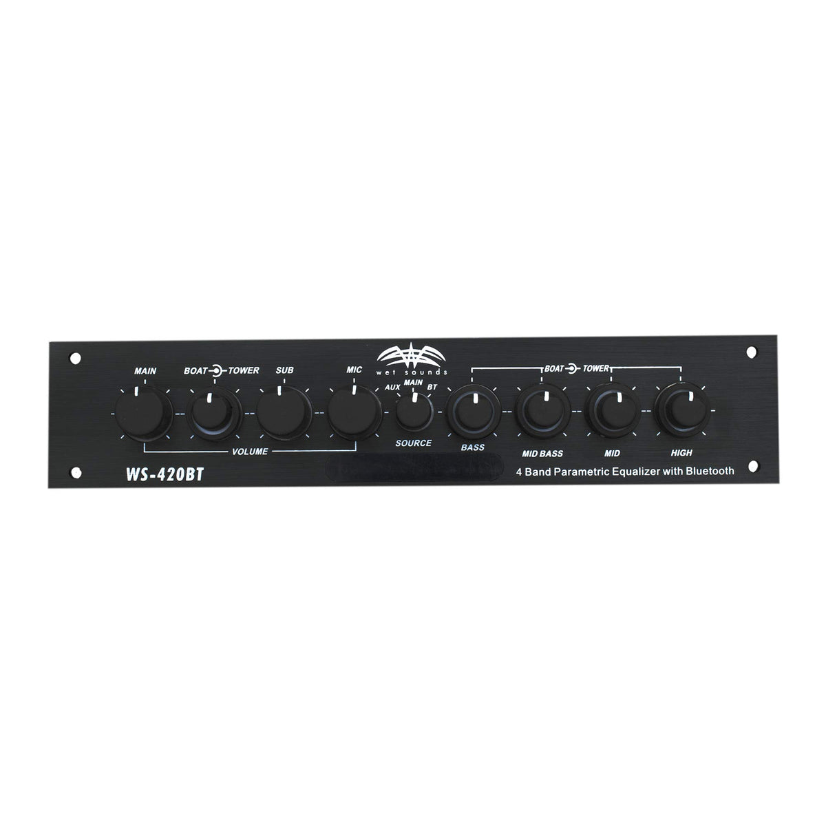 Dual Band EQ with Bluetooth, 3 Zone Control & Built-In Mic by Wet Sounds