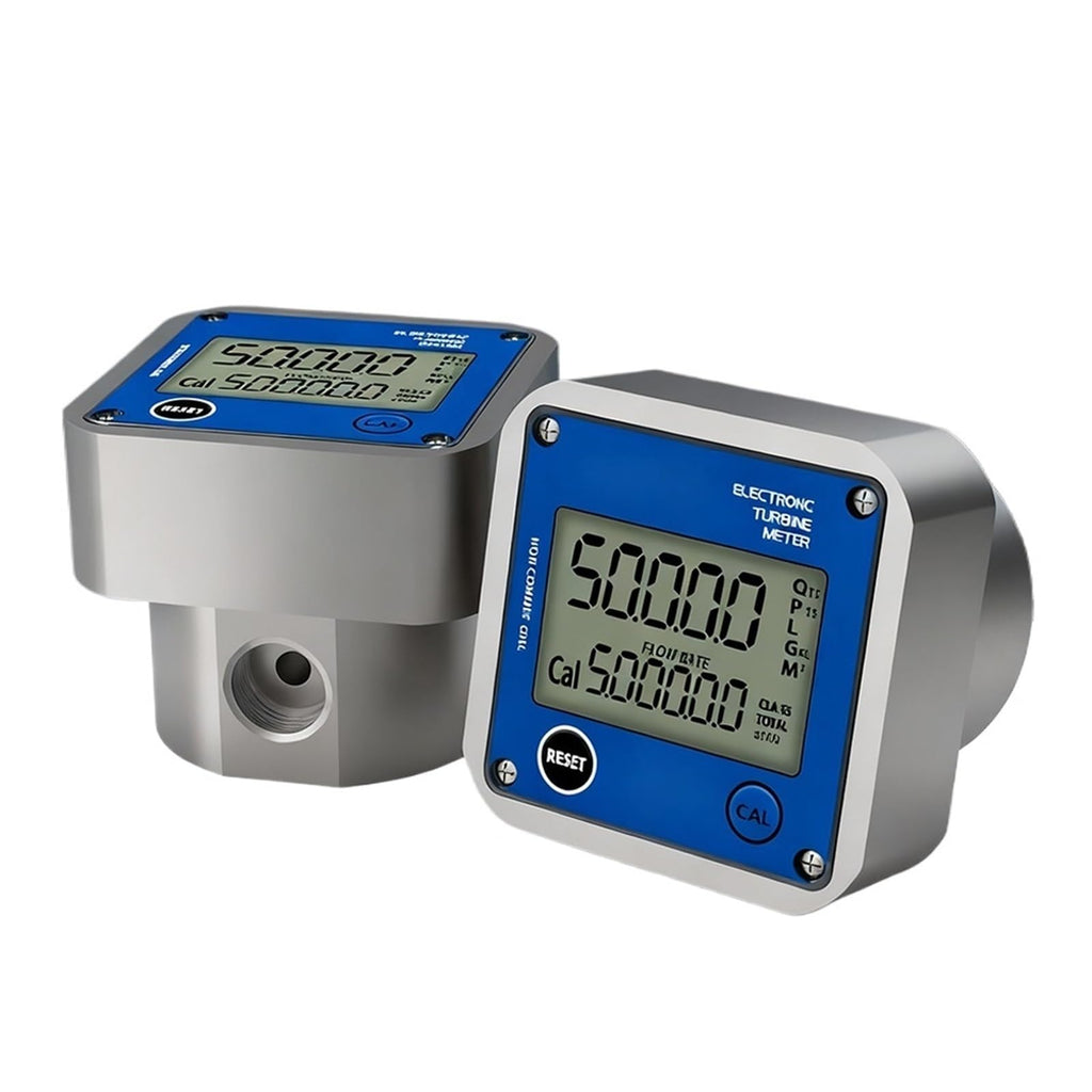 1pcs Micro Oval Gear Flow Meter RS485 High Precision Digital Liquid Flowmeter Display Water Flow Control G1/4 G1/2 G3/4 Optional(G1-4)