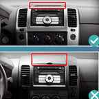 Android 13 Car Radio for Nissan NAVARA 2006-2012, 9 inch Touch Touch Screen Stereo Double Din Radio with Wireless Carplay Bluetooth Android GPS Navi WiFi FM RDS AHD Backup Camera SWC, 2+32G