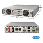 AIMS 2000W NEG. 48V Rack Mount Inverter To 120 Volt AC – 1U (-48V)
