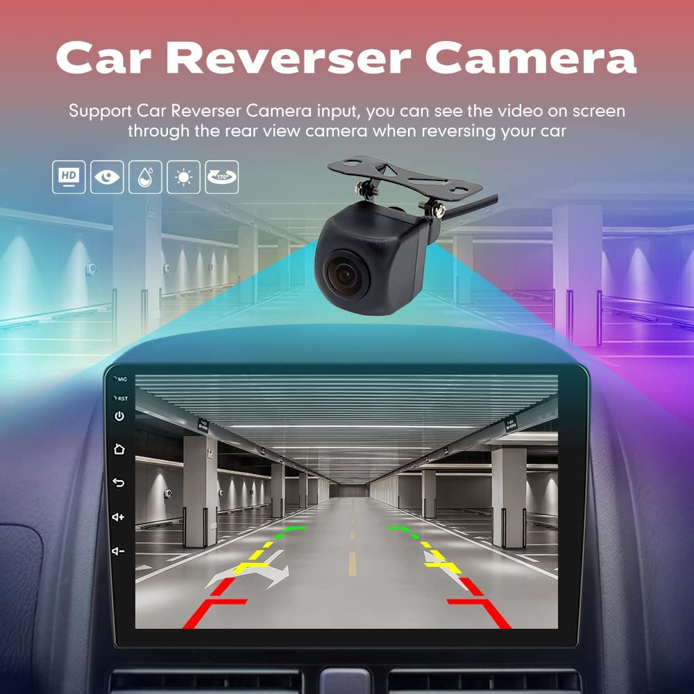[2G 32G] Android Car Stereo FM Radio Carplay Android Auto 9" Touchscreen Headunit Media Player with Backup Camera for Subaru Tribeca 2007 2008 2009 2010 2011 2012 2013 2014