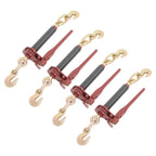waltyotur Foldable Chain Binder Steel Hook Red