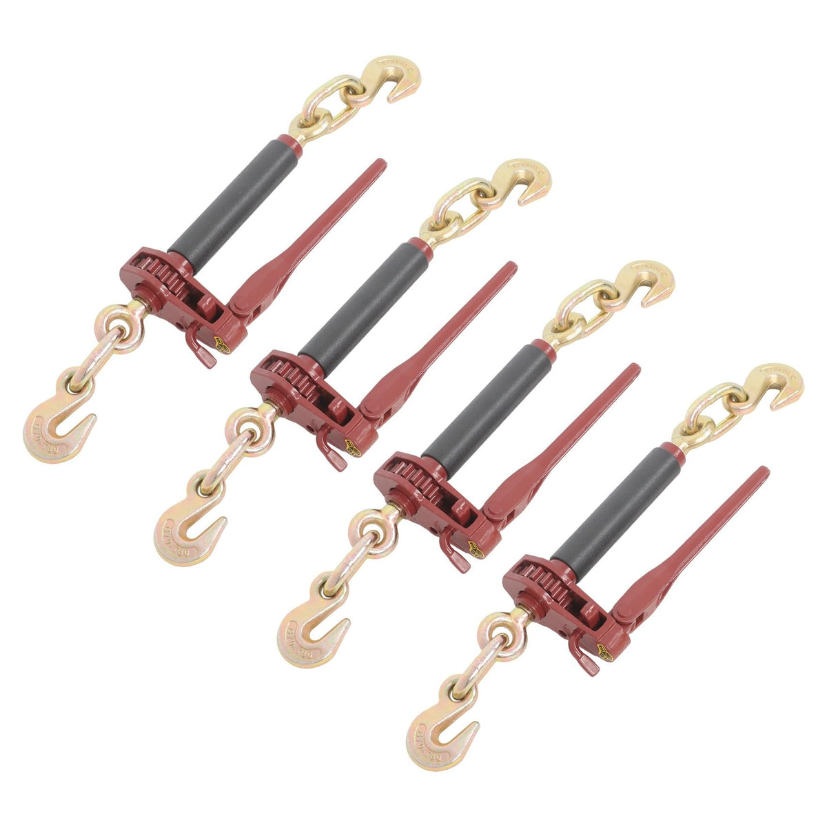 waltyotur Foldable Chain Binder Steel Hook Red