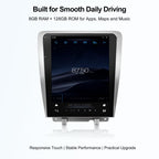 12.1 Inch Android Car Stereo Radio 8GB+128GB for Ford Mustang 2010-2014