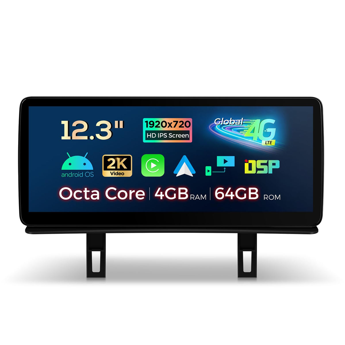 XTRONS 12.3 Inch Android 14 Car Stereo for BMW E81 E82 E87 E88 (2006-2012) CCC System, IPS Touch Screen 4+64GB Global 4G Car Radio GPS Navigation Support Wireless CarPlay Android Auto