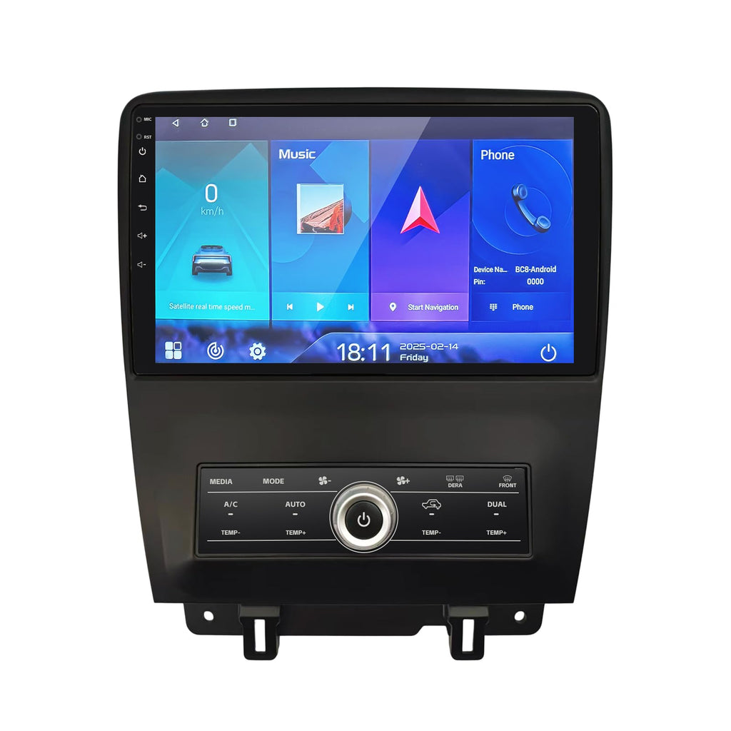 4+64G Car Radio for Ford Mustang 10 inch Touch Screen 2010 2011 2012 2013 2014 Stereo,Wireless Carplay/WiFi/Bluetooth/EQ Audio/Andriod Auto/AM/FM/AHD Camera