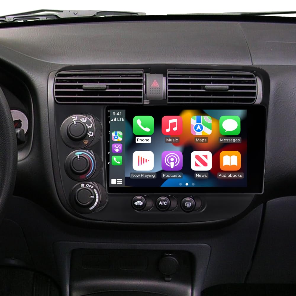 9in 8Core 4G+64G Car Stereo Radio Upgrade for Honda Civic 2001-2005