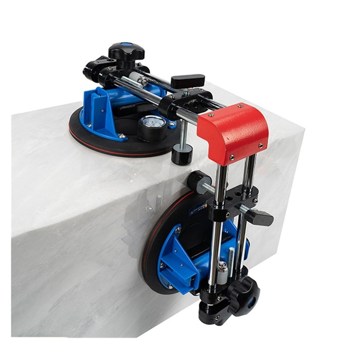 Stone Seam Setter 90 Degree Internal and External Right Angle Seamless Splicing Leveler for Quartz Slabs, Granite Easy to Lift(Black)