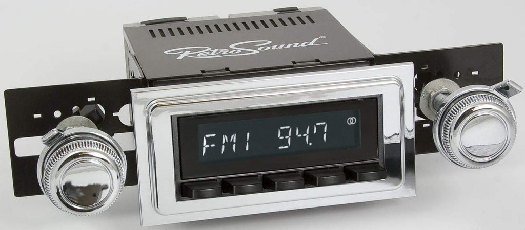 RetroRadio Compatible with 1968-72 Buick Skylark Features Include Bluetooth, AUX, AM/FM LAB-M1-112-116-03P-73PB