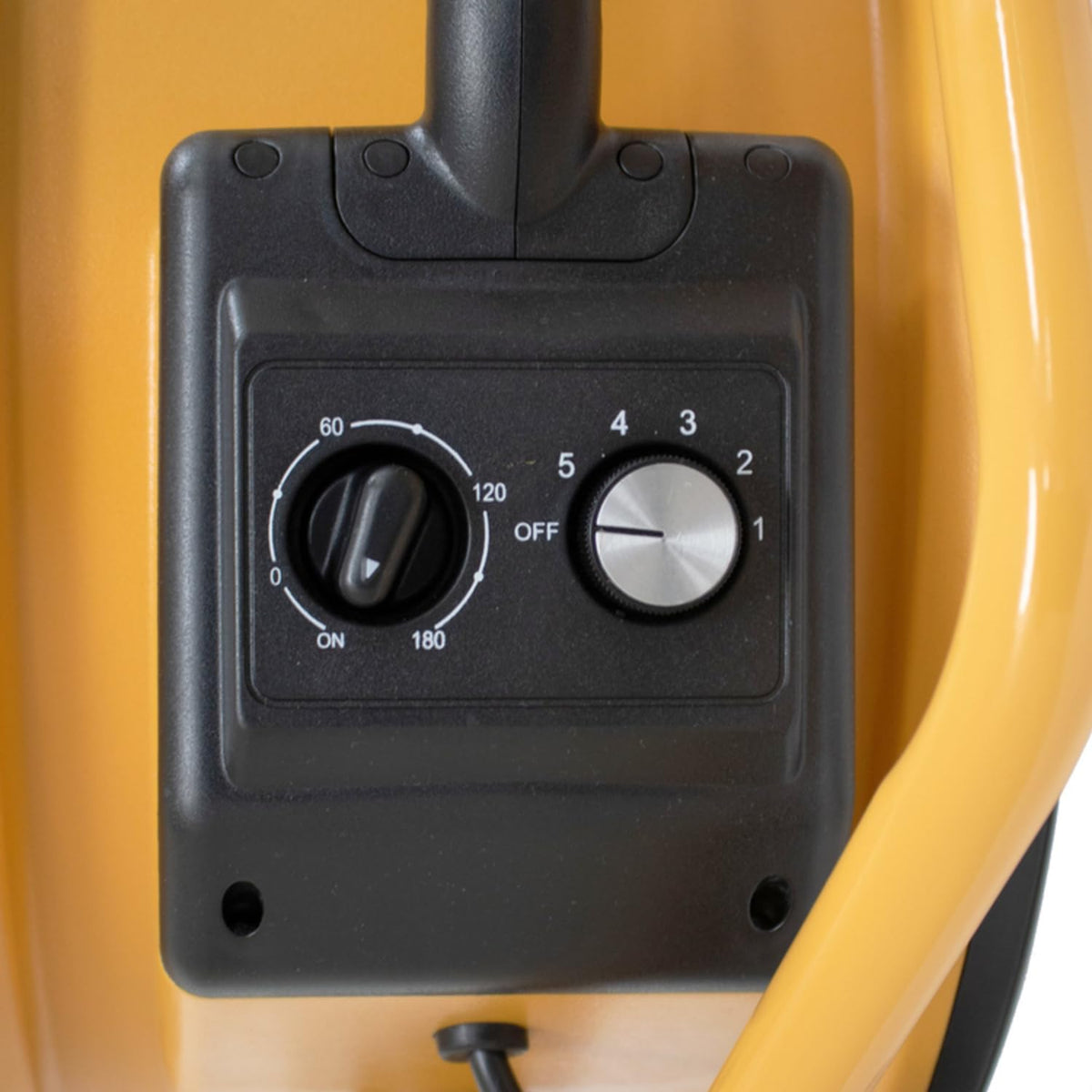 Industrial Axial Air Mover Fan Kit, 40" Wall Mount Arm, 18", Yellow