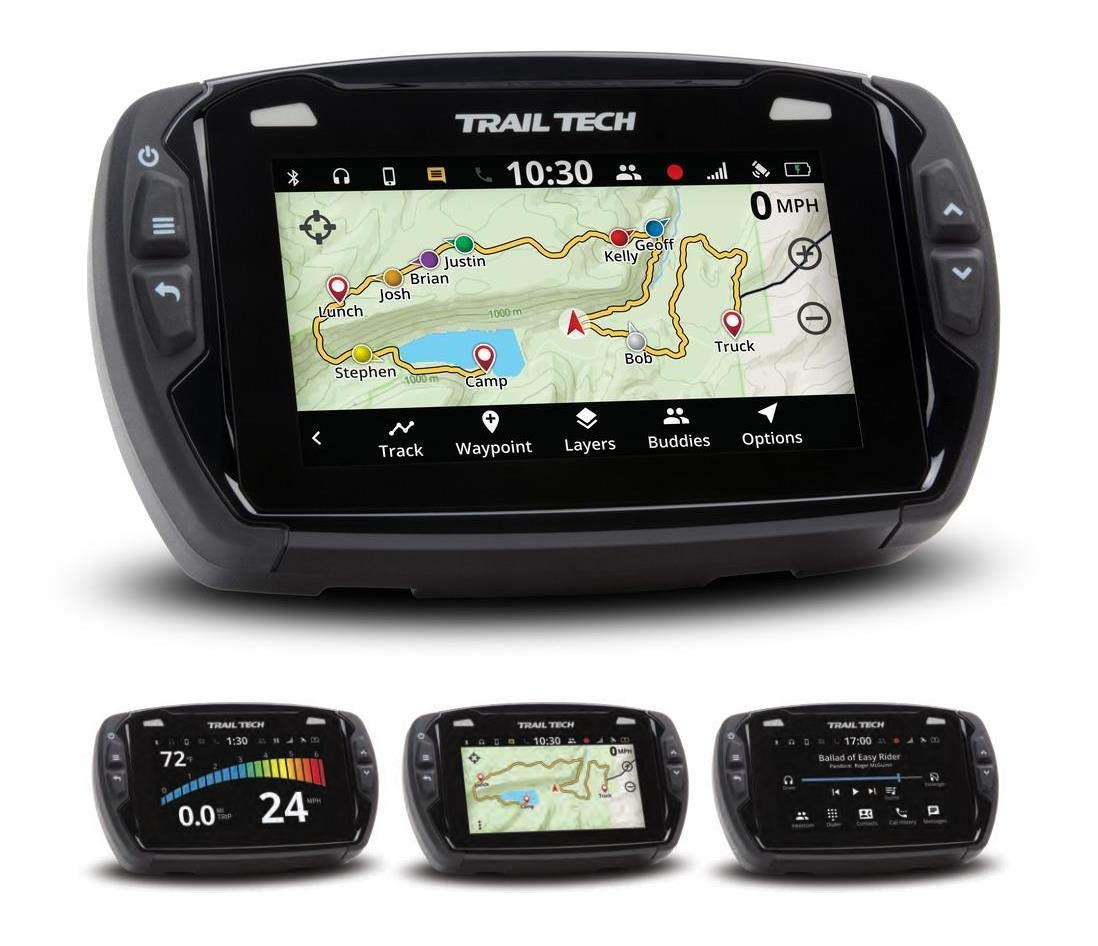 Trail Tech Voyager Pro 922-115, ATV GPS 4-inch Touch Screen, for 1985-2015 Honda Yamaha
