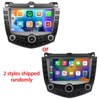 9" Android 14 Car Stereo Radio for Honda Accord 2003-2007 with Wireless Carplay Android Touch Screen Car Stereo GPS Navi Mirror Link WiFi Bluetooth FM/RDS AHD Backup Camera Mic, 2+32G