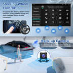 4G+64G Car Stereo Upgrade for Chevy Express 2008-2024 with Wireless CarPlay and Android Auto, 8" HD Touchscreen Android 14 Double Din Car Radio Receiver w/Bluetooth GPS WiFi FM RDS SWC Backup Camera