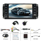 4+64G Android 14 Car Stereo for Chrysler Sebring 2007-2010,for Chrysler Voyager 2008-2016 Update 7 inch Touch Screen Radio with Wireless Carplay AHD Backup Camera GPS SWC Bluetooth FM