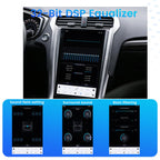 13.6 Inch Vertical Touch Screen Android 13 Car Stereo for Ford Fusion Mondeo 2013-2019, Tesla Style GPS Navigation Multimedia Player Radio Replacement Head Unit Support Original SYNC2