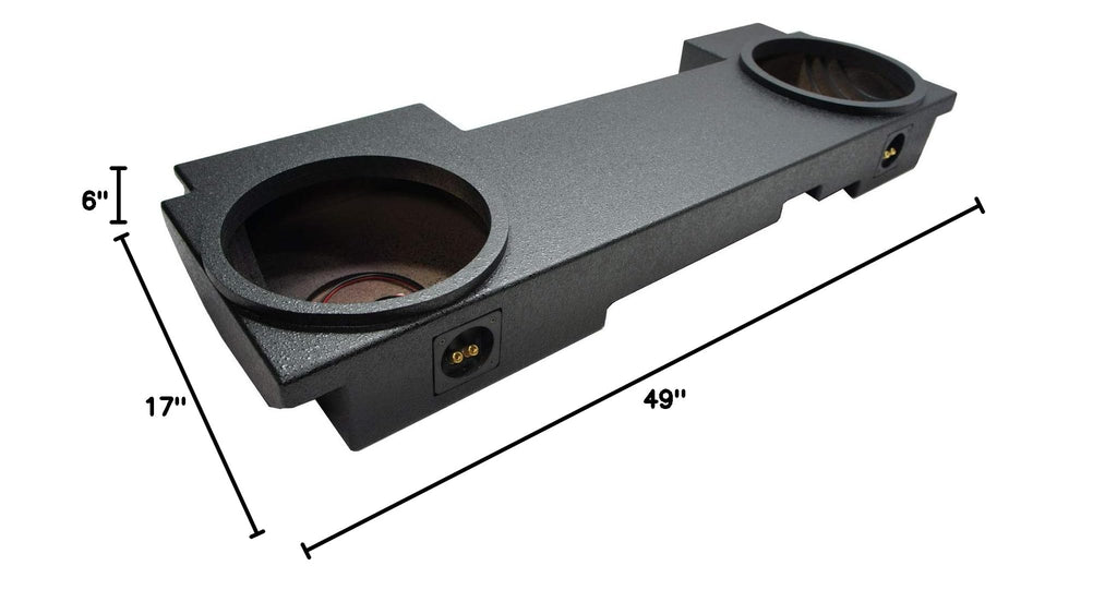 Fits 2002-2013 Chevy Avalanche Dual 12" Sub Box Subwoofer Enclosure ASC