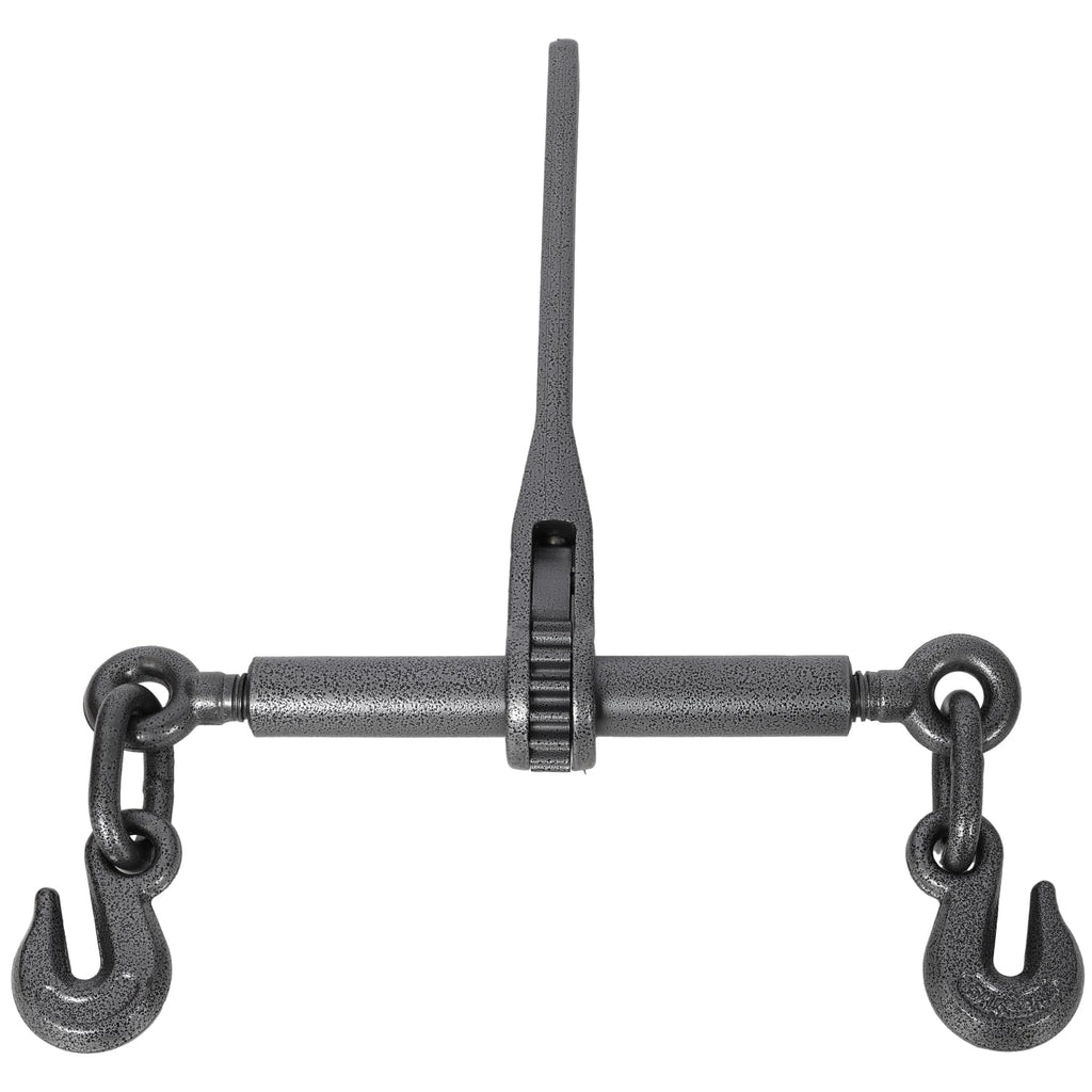 Heavy-Duty Ratchet Binders with Adjustable G70 Hooks - 5400lbs Working Load Capacity, 4-Pack, Black Hammertone