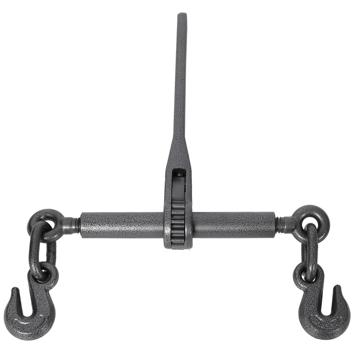 Heavy-Duty Ratchet Binders with Adjustable G70 Hooks - 5400lbs Working Load Capacity, 4-Pack, Black Hammertone