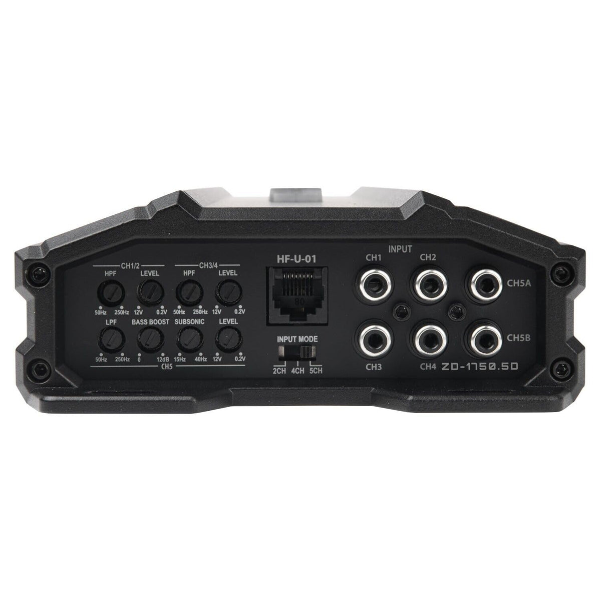 Hifonics ZD-1750.5D Zeus Delta 1750W 5-Channel Car Audio Amplifier with Complete 5-Channel 4 Gauge Installation Wiring Kit, Class D Design for Superior Sound