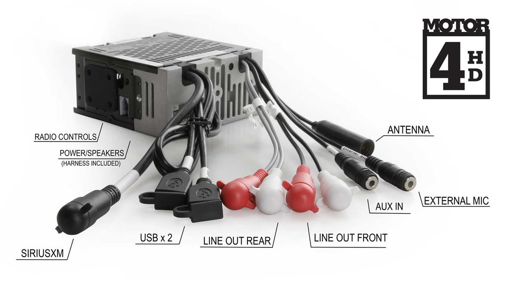 Redondo Thumbroller Radio with SiriusXM and Black Pushbuttons