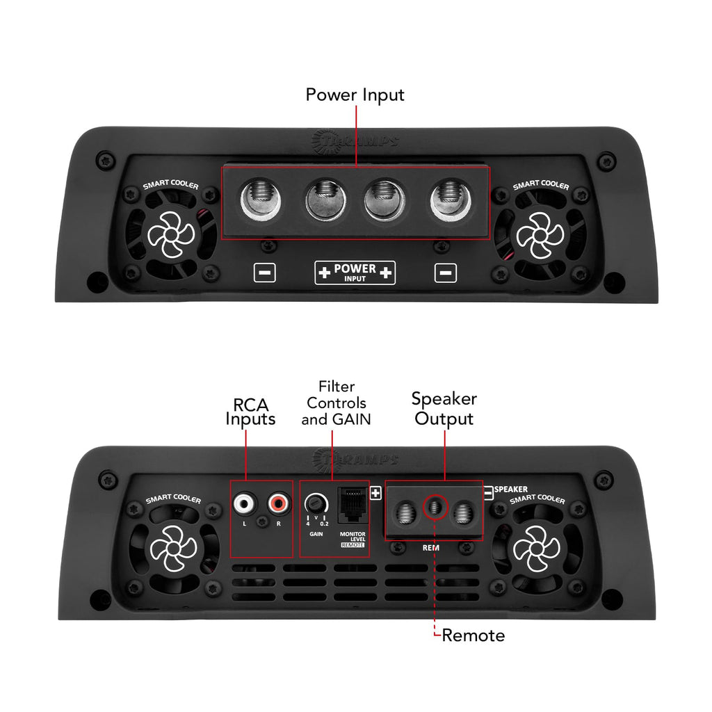 Taramps BASS 15K 1 Ohm 15000W RMS Monoblock Car Subwoofer Amplifier