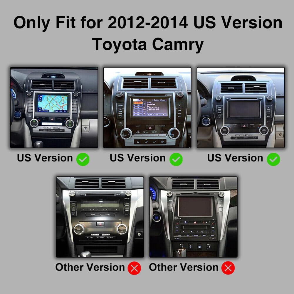 Android 13 Car Stereo Compatible for Toyota Camry 2012 2013 2014