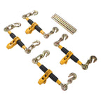12,000lbs Ratchet Load with Detachable Handle, Anti Slip, Proof, 360° Rotation for Transportation, (3/8-1/2)