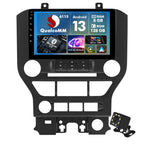 4 Core 32G Android 14 Double Din Car Stereo for Ford Mustang 2015-2020 with 9 Inch Touchscreen Radio Built-in Wireless Carplay/Android Auto/GPS/Bluetooth/FM/AUX/Steering Wheel Controls/Backup Camera