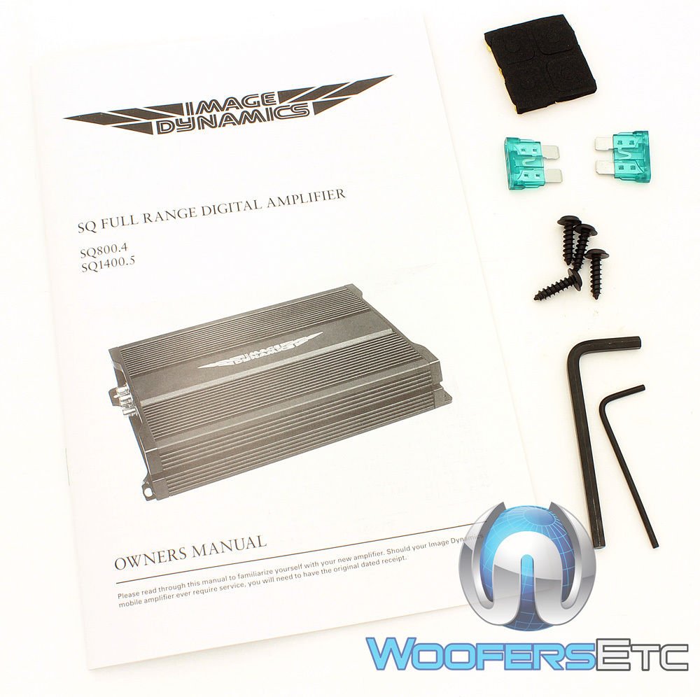 Image Dynamics SQ800.4 4-Channel 800 Watts RMS SQ Series Amplifier