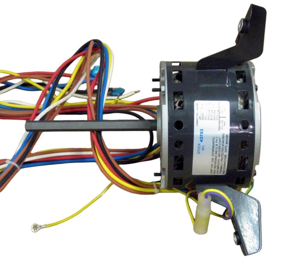 43783 Air Handler Blower Motor for Packard 1/4 HP 3.6 Amps 1075 RPM 115 V