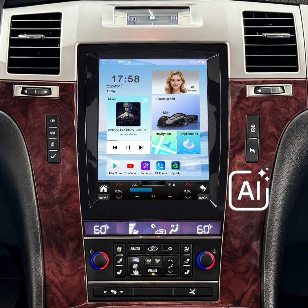 8Core 4G+64G Car Radio for Cadillac Escalade 2007-2014 - Wireless CarPlay