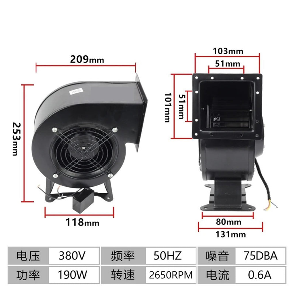 150FLJ15-32 AC380V Centrifugal Blower