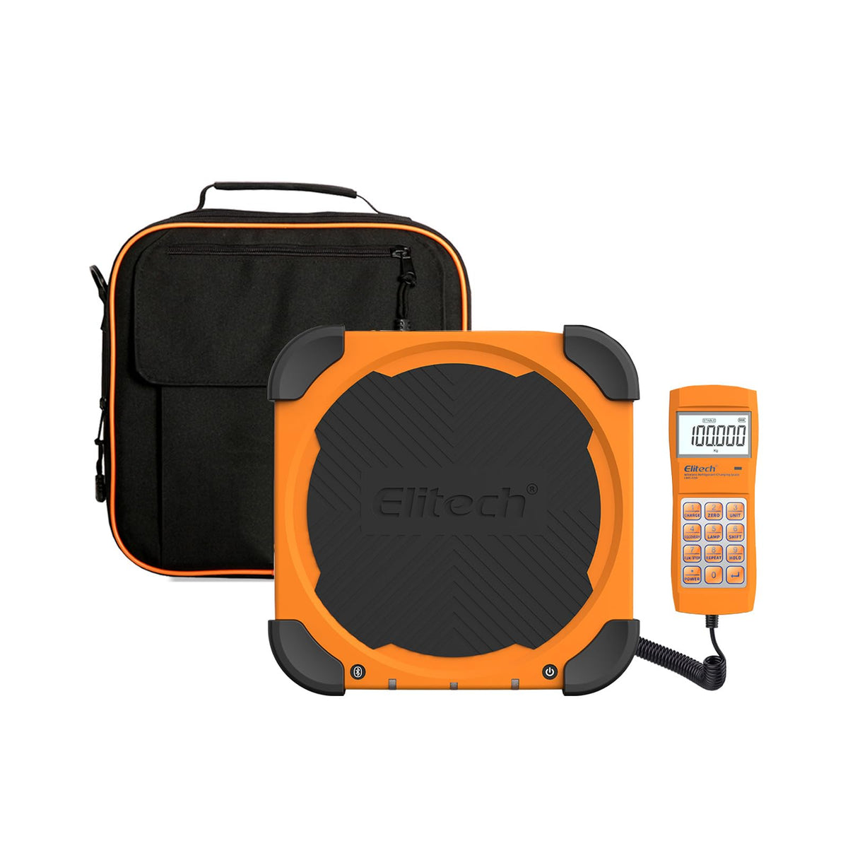 Elitech Wireless Refrigerant Scale 220 lb, Bluetooth HVAC Scale, LMC-210